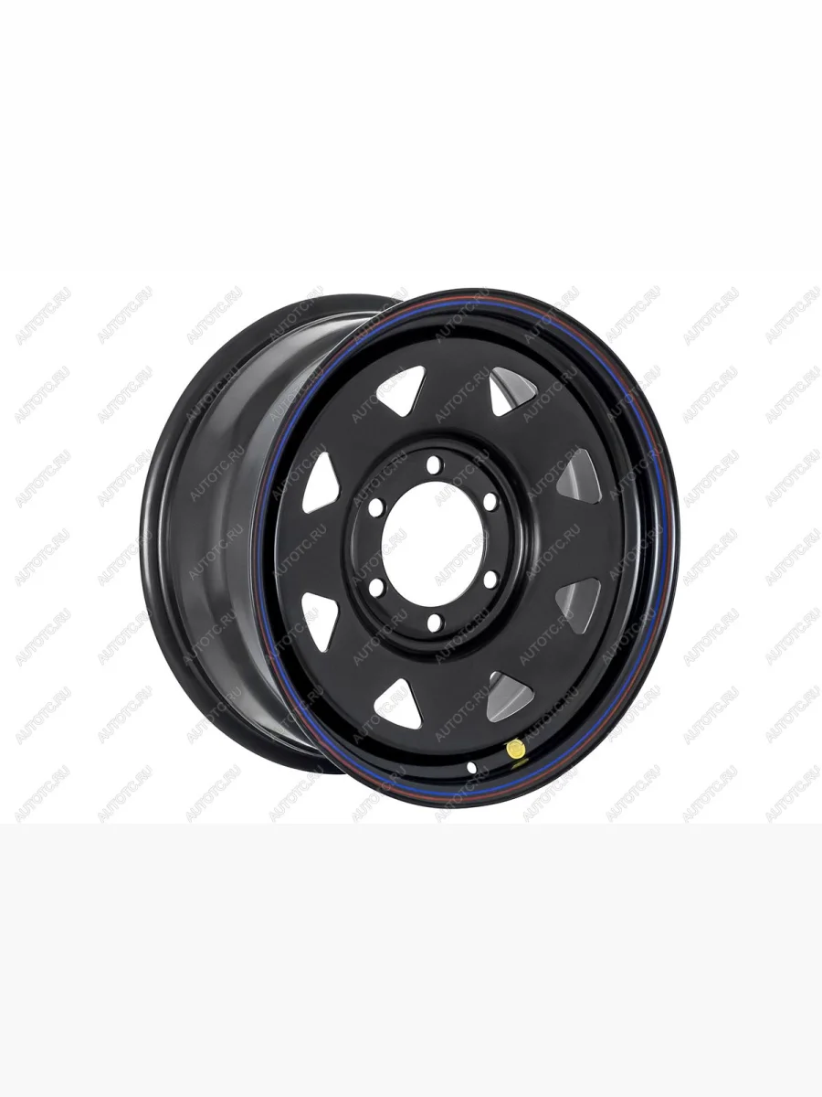 Диск усиленный стальной (6x139,7 8xR17 d110 ET+30) (треугольник мелкий) Off-Road Wheels  Mitsubishi L200 (1996-2005), Tank 300 (2020-2025), Tank 500 (2021-2025), Toyota Land Cruiser (1989-1997) (черный)  в Воронеже Воронежской области
