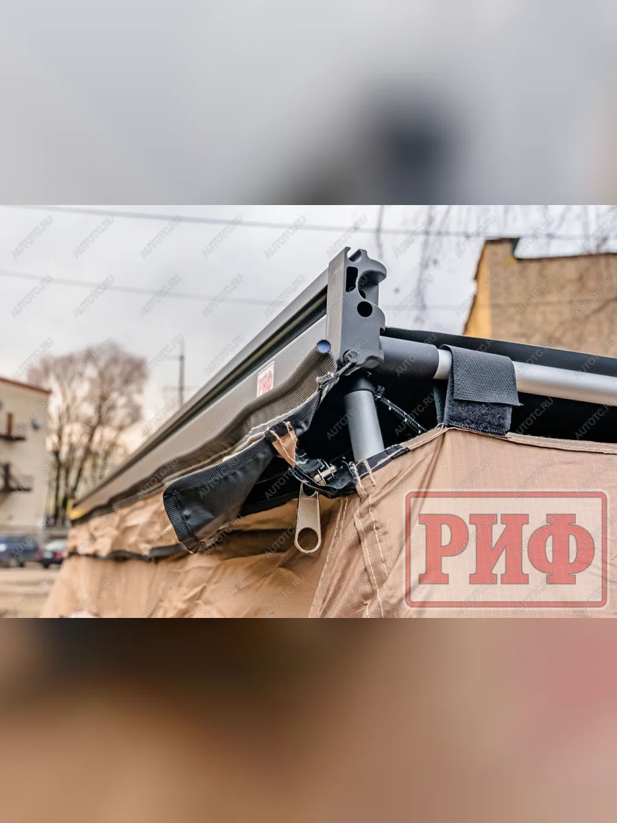 Стенки к автомобильной маркизе РИФ 2.5Х2.5 м Black Out  rifan5306-2525v  в Воронеже Воронежской области