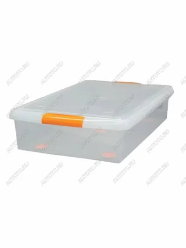 Короб для хранения IRIS THIN BOX 34л, прозрачный  ug-725