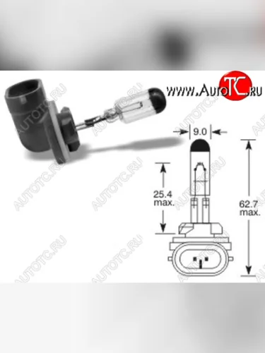 881 (12V-27W  PGJ13) ЛАМПА УПАКОВКА (1 шт) BLICK BODYPARTS lp88100-980-o