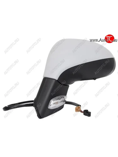 207 {308 07-} ЗЕРКАЛО ЛЕВ ЭЛЕКТР С ПОДОГРЕВ , УК.ПОВОР 2 + 5 КОНТ (convex) (Тайвань) ГРУНТ VIEWMAX pg20705-450x-l