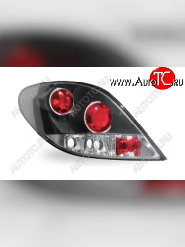 207 ФОНАРЬ ЗАДН ВНЕШН Л+П (КОМПЛЕКТ) ТЮНИНГ ПРОЗРАЧ (JUNYAN) ВНУТРИ ЧЕРН JUNYAN pg20705-743b-n