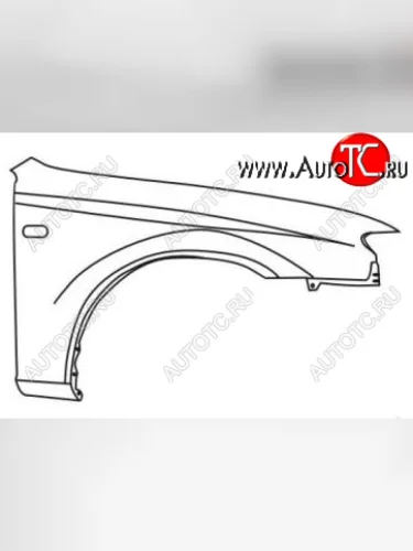 323 {323F} КРЫЛО ПЕРЕДН ПРАВ С ОТВ ППОВТОРИТЕЛЬ (Тайвань) TYG mz32301-270-r