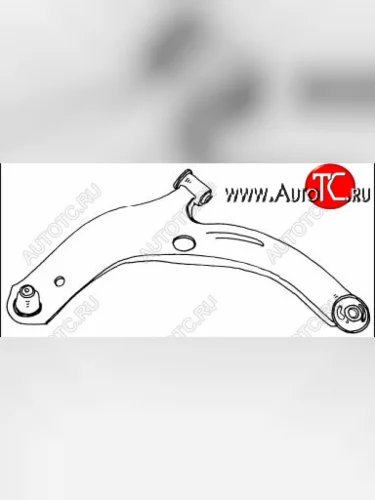 323 {323F} РЫЧАГ ПЕРЕДН ПОДВЕСКИ ЛЕВ НИЖН (Тайвань) SH mz32398-810-l