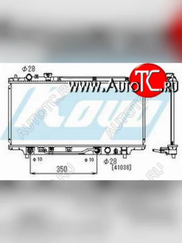 323 РАДИАТОР ОХЛАЖДЕН AT 1.3 1.5 1.6 1.8 (KOYO) KOYORAD mz32394-910