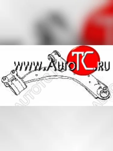 3 РЫЧАГ ПЕРЕДН ПОДВЕСКИ ПРАВ НИЖН В СБОРЕ (Тайвань) SH mzx0303-810-r