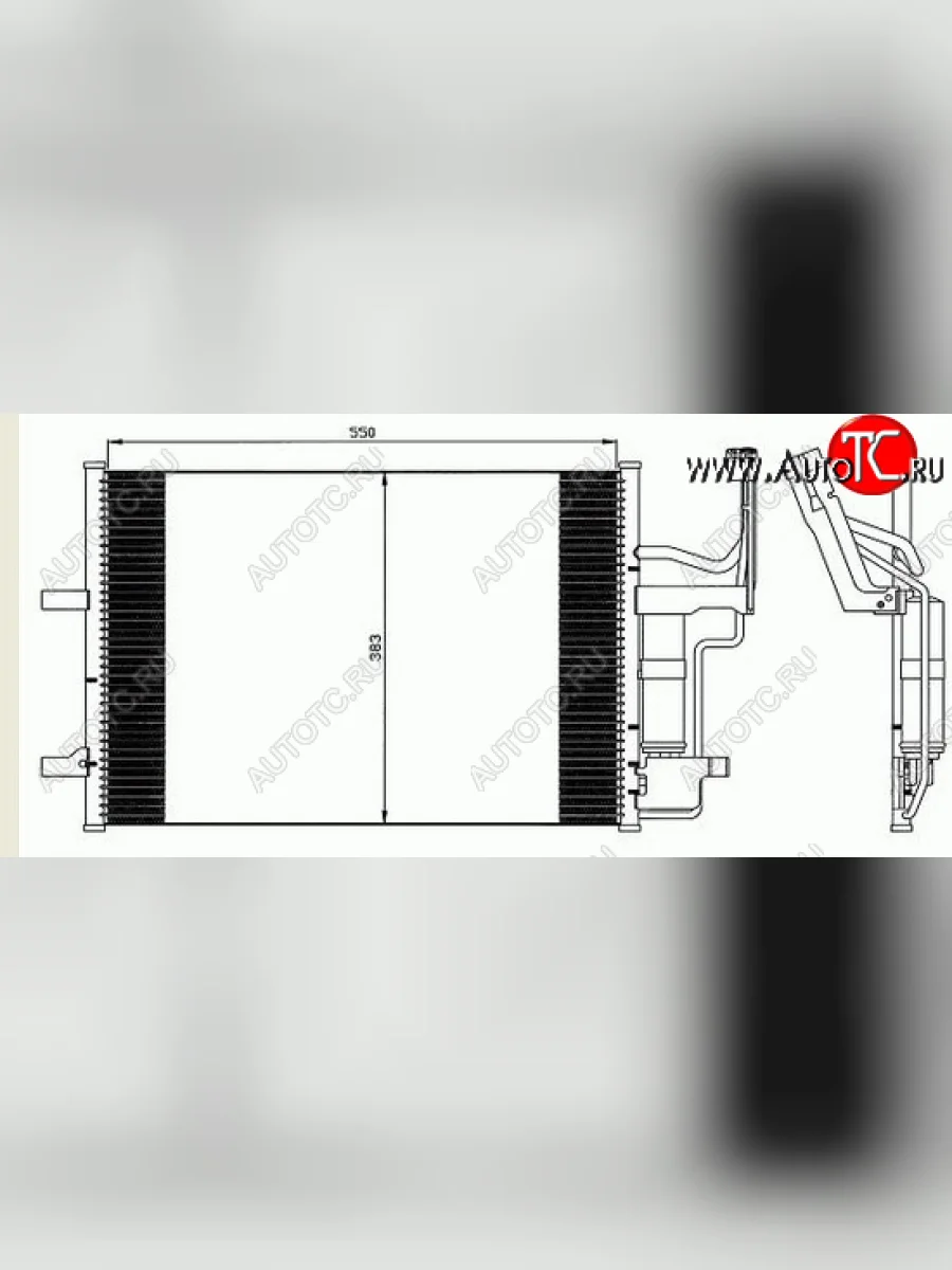 3 КОНДЕНСАТОР КОНДИЦ BODYPARTS mzx0304-930  с доставкой в г. Керчь