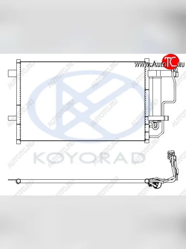 3 КОНДЕНСАТОР КОНДИЦ (KOYO) KOYORAD mzx0309-930