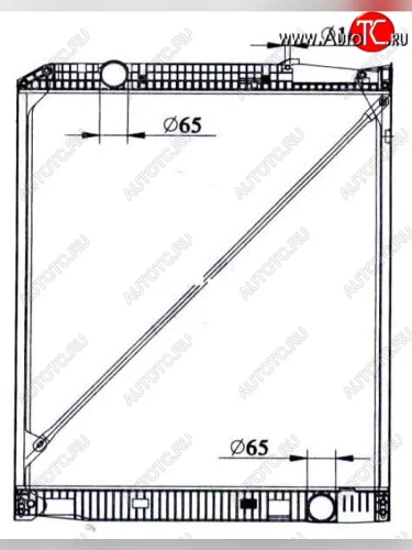 ACTROS (950 x 818 mm) РАДИАТОР ОХЛАЖДЕН (см.каталог) BODYPARTS mdact96-910