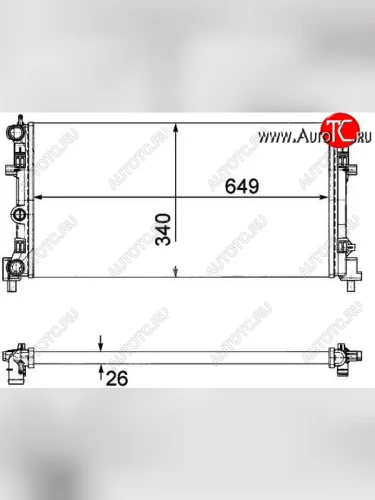 POLO (FABIA 10-ROOMSTER 10- A1 10-) РАДИАТОР ОХЛАЖДЕН (см.каталог) BODYPARTS vwplo10-910