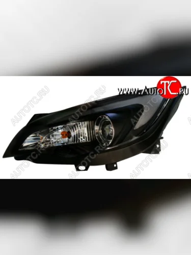 ASTRA ФАРА Л+П (КОМПЛЕКТ) ТЮНИНГ ЛИНЗОВАН С СВЕТЯЩ.СЕКЦИЯМИ , РЕГ.МОТОР (JUNYAN) ВНУТРИ ЧЕРН JUNYAN opast09-000b-n