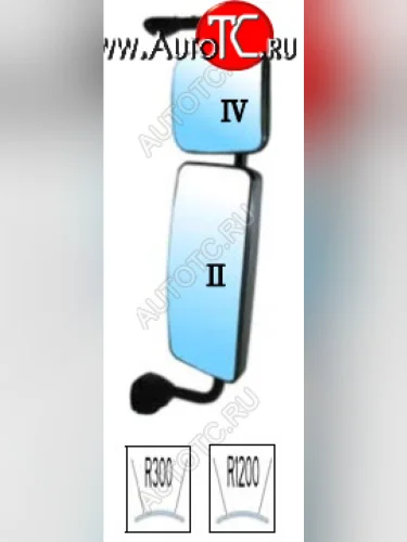 ACTROS ЗЕРКАЛО ПРАВ В СБОРЕ С КРОНШТЕЙН , ВЕРХН И НИЖН МЕХАН С ПОДОГРЕВ (DEPO) DEPO mdact96-452-r