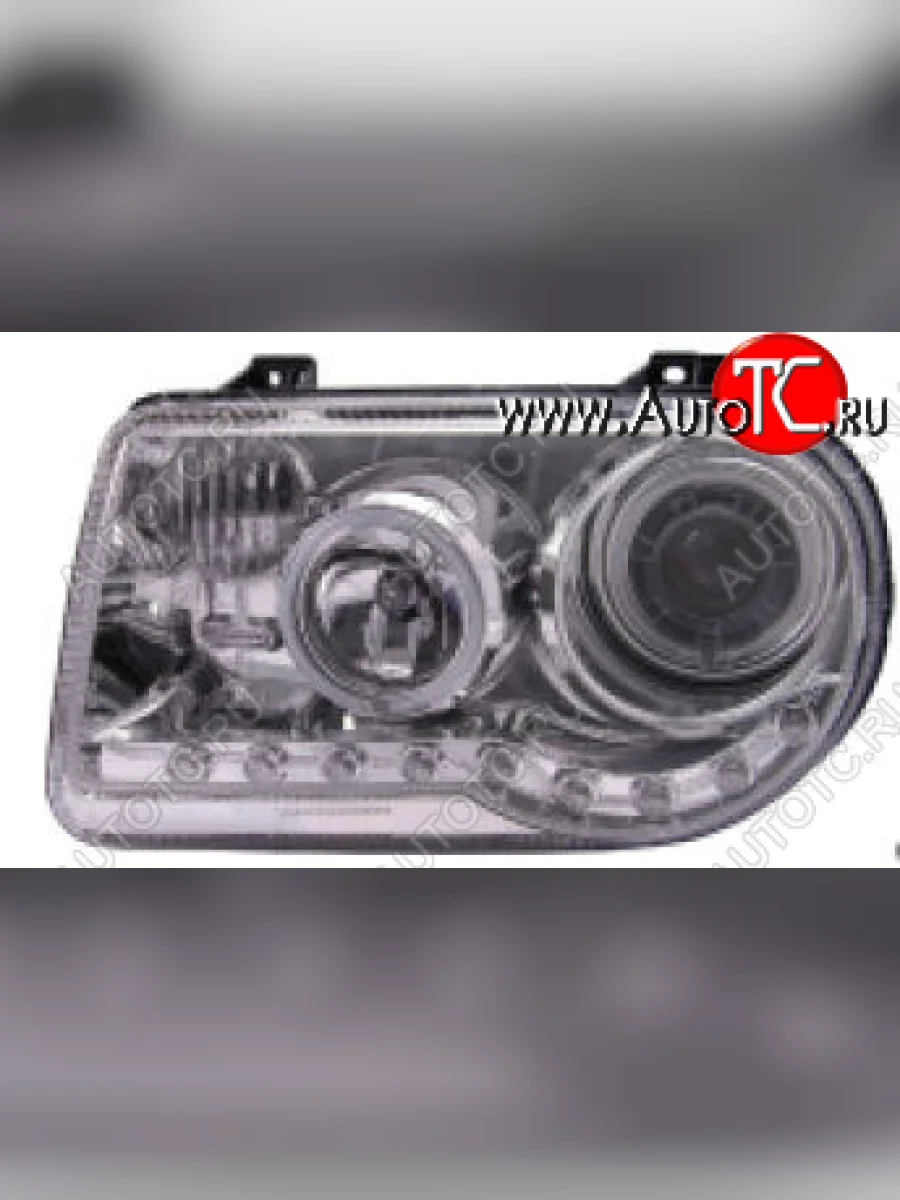 300C {с опцией задержки} ФАРА Л+П (КОМПЛЕКТ) ТЮНИНГ (DEVIL EYES) С СВЕТЯЩ ОБОДК , ДИОД БЕЗ КОРРЕКТОР (EAGLE EYES) ВНУТРИ ХРОМ EAGLE EYES cr30c05-001h-n  в Воронеже Воронежской области