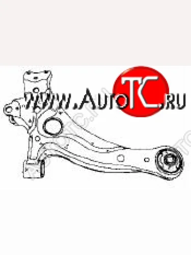AVENSIS РЫЧАГ ПЕРЕДН ПОДВЕСКИ ЛЕВ НИЖН БЕЗ ШАРОВ ОПОР С 2 САЛЕЙНТ-БЛОК (Тайвань) SH tyave97-810-l