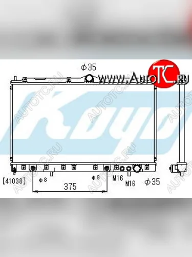 3000 GT {DODGE STEALTH} РАДИАТОР ОХЛАЖДЕН AT 3 (KOYO) KOYORAD mb30091-910