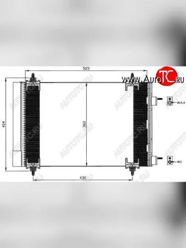 307 (CT C4 04-) КОНДЕНСАТОР КОНДИЦ (см.каталог) BODYPARTS pg30703-932