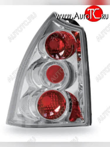 307 ФОНАРЬ ЗАДН ВНЕШН Л+П (КОМПЛЕКТ) (УНИВЕРСАЛ) ТЮНИНГ ПРОЗРАЧ (JUNYAN) ВНУТРИ ХРОМ JUNYAN pg30701-745h-n