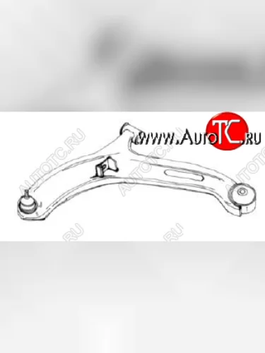 ACCENT РЫЧАГ ПЕРЕДН ПОДВЕСКИ ПРАВ (Тайвань) SH hnacc00-810-r