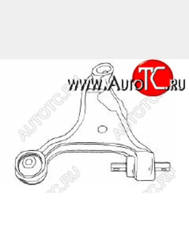 S80 РЫЧАГ ПЕРЕДН ПОДВЕСКИ ЛЕВ НИЖН (Тайвань) SH vvs8098-810-l