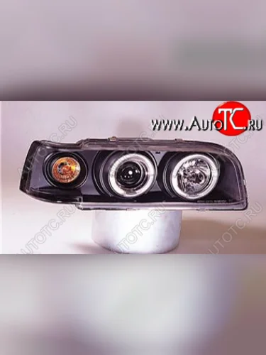 850 ФАРА Л+П (КОМПЛЕКТ) ТЮНИНГ ПРОЗРАЧ С 2 СВЕТЯЩ ОБОДК , ЛИТОЙ УК.ПОВОР (SONAR) ВНУТРИ ЧЕРН SONAR vv85091-001b-n