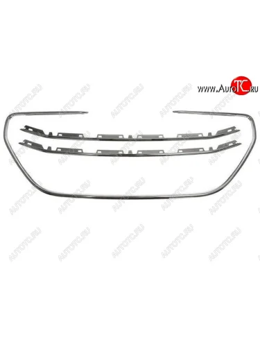 301 МОЛДИНГ РЕШЕТКИ РАДИАТОРА СЕР. (3шт) (Тайвань) API pg30113-123