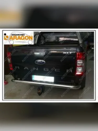 ТСУ для FORD Ranger с бамп. 2012-2019, Тип шара: Горизонтальный, условно-съемный (лебединая шея) (A)  Форд Ранджер Aragon e2015ca