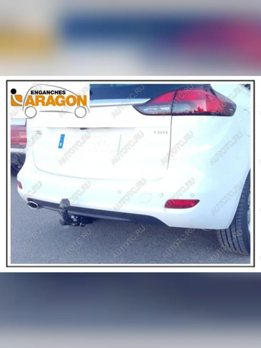 ТСУ для OPEL Zafira C Sports Tourer 2011-2018, Тип шара: Горизонтальный, условно-съемный (лебединая шея) (A)  Опель Зафира Aragon e4519ca  в Воронеже Воронежской области