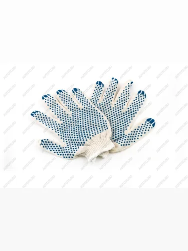 Перчатки хб с ПВХ напылением Autofamily tl-824.1