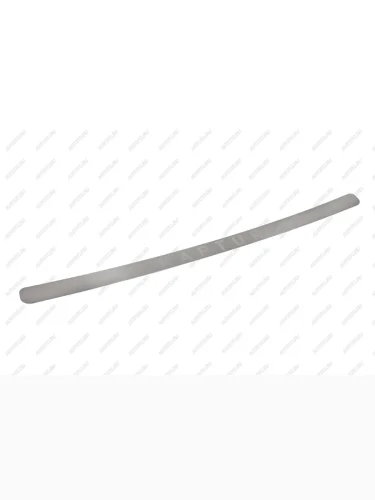 Накладка на бампер нерж. сталь сатинированная с логотипом для RENAULT Kaptur (16-20, 20-) 1,6 бен, AT  Рено Каптюр Arbori arbori4101rbs01s