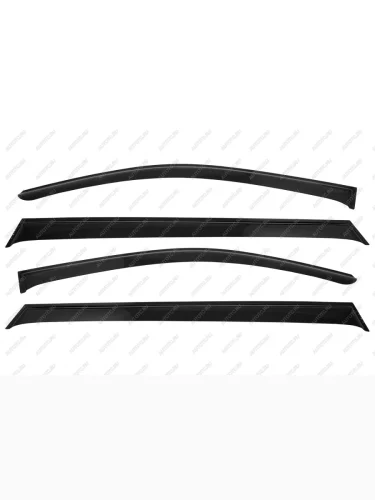 Дефлектор окон (НАКЛАДНОЙ скотч 3М), 4 шт., CHANGAN CS75 FL, 2018-, кроссовер  Чанган 75 REIN reinwv1212