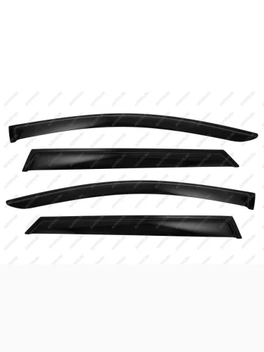 Дефлектор окон (НАКЛАДНОЙ скотч 3М), 4 шт., KIA SPORTAGE V, 2022-, кроссовер  Киа Спортаж REIN reinwv1217