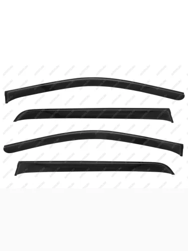 Дефлектор окон (НАКЛАДНОЙ скотч 3М), 4 шт., DONGFENG DF6, 2021-, кроссовер  Донг Фенг ДФ6  ДонгФенг ДФ6 REIN reinwv1220