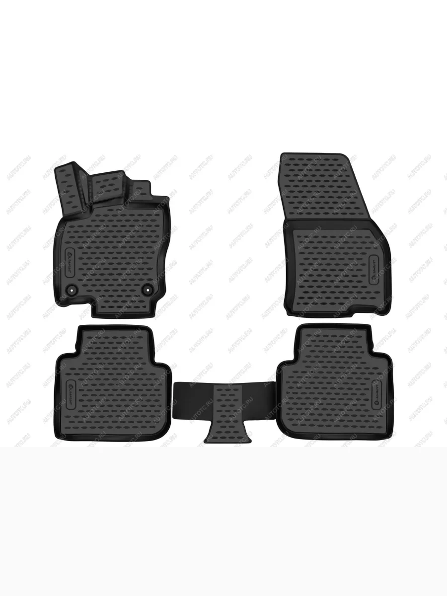 Коврики 3D в салон Element  Jetta VS7 (2019-2025) (черные)  в Керчи Республика Крым