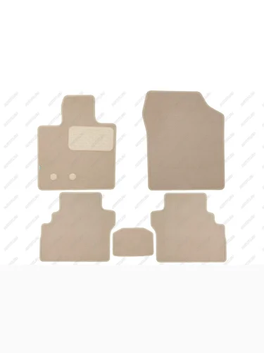 Коврики в салон Klever Premium МОСКВИЧ 3е 2023- внед., 5шт. (текстиль, бежевые) Klever klever0412300222112kh