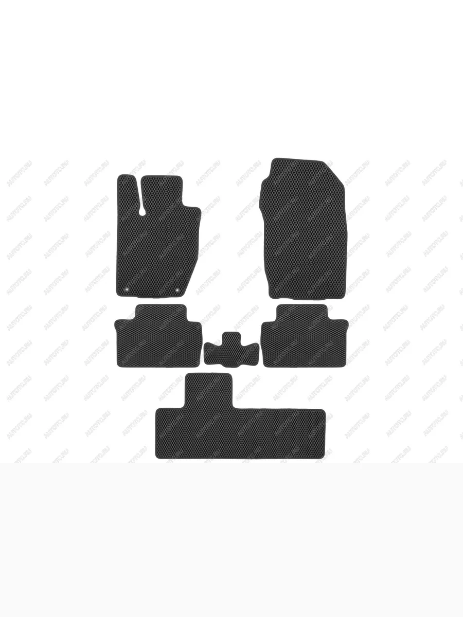 Коврики в салон EVA подходят для MITSUBISHI Montero Sport 2015-, внед.,(черная окантовка), 6шт.  Митсубиси  Митсубиси Монтеро Спорт Klever eva.b.0503503322110k  в Самаре Самарской области