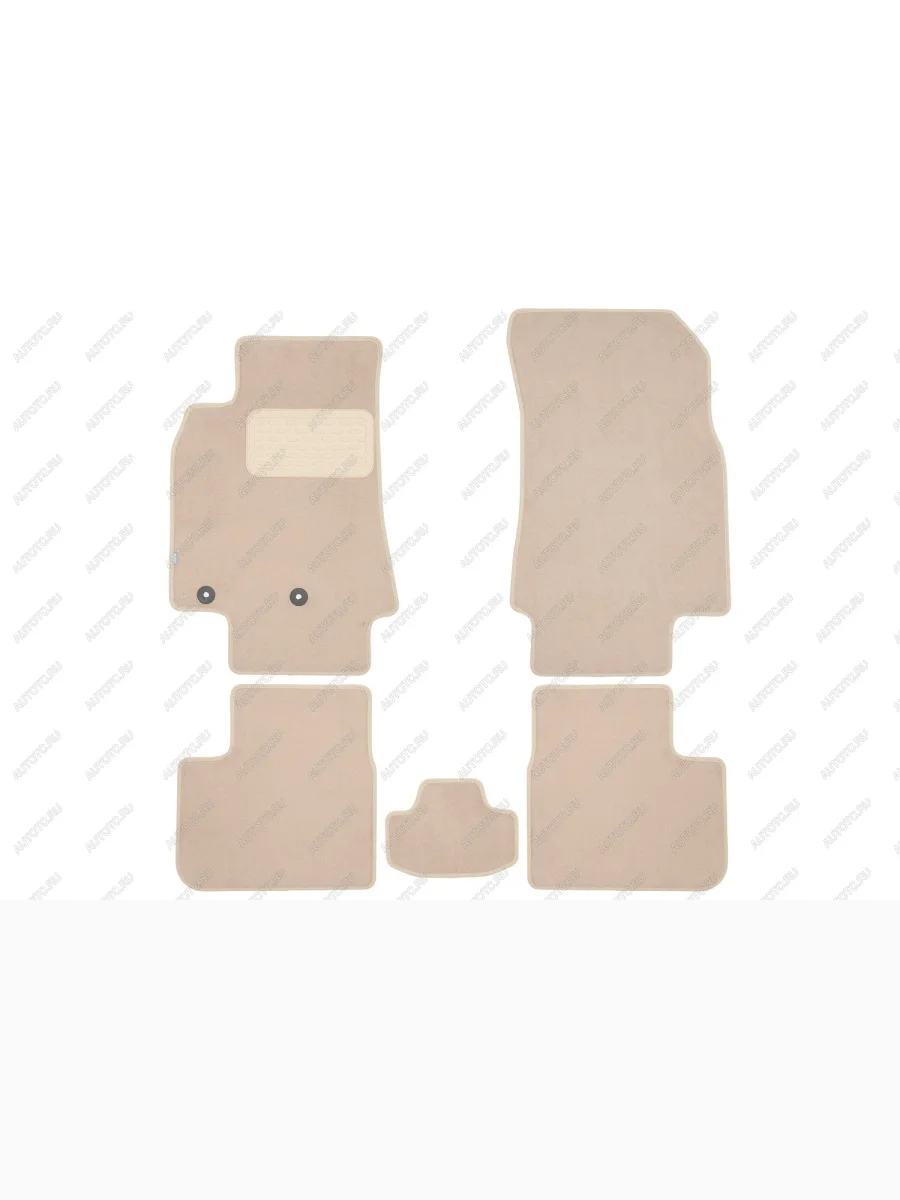 Коврики в салон Klever Premium DONG FENG Shine 2022- сед., 5шт. (текстиль, бежевые)  Донг Фенг Шайн  ДонгФенг Шайн Klever klever0409600722112kh  в Самаре Самарской области