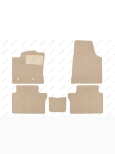 Коврики в салон Klever Premium FAW Bestune B70 2020- сед., 5шт. (текстиль, бежевые)  ФАВ Бестюн Б70 Klever klever0406201722112kh