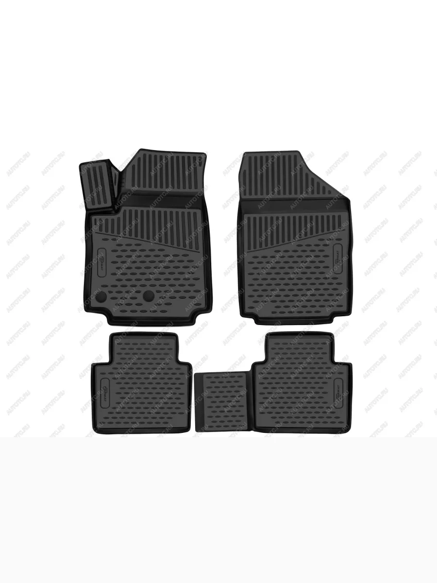Коврики 3D в салон подходят (ПУ, повышенная износостойкость) FORMAT  Evolute i-Joy (2022-2025) (черные)  в Керчи Республика Крым
