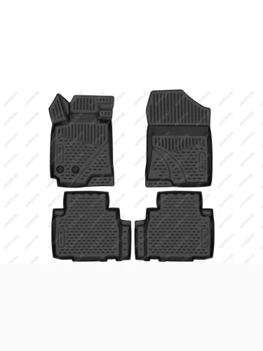 Коврики 3D в салон Element (черные) Changan CS95 рестайлинг (2018-2024)