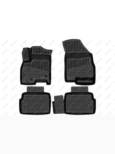 Коврики 3D в салон подходят для CHERY Tiggo 7 Pro (Elite, Luxury), 2020-, кросс, 4шт. (ПУ, повышенная износостойкость)  Черри Тигго 7 Про FORMAT format.3da0n009210k