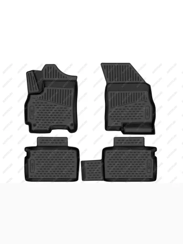 Коврики 3D в салон подходят для CHERY Tiggo 4 (I, Ir) 2017-  4 PRO 2020-, кросс, 4 шт. (ПУ, повышенная износостойкость)  Черри Тигго 4 Про FORMAT format.3da04948210