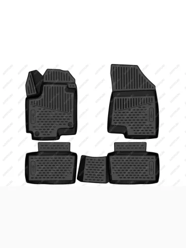 Коврики 3D в салон подходят для CHANGAN CS35PLUS, 2018-, 4шт. (ПУ, повышенная износостойкость)  Чанган СиЭс 35 плюс FORMAT format.3da58762210k