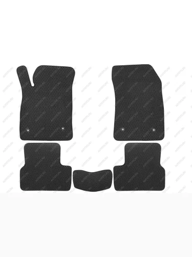Коврики в салон EVA подходят для CHEVROLET Cruze 2008-2016 I, Ir,  2008-2016 (черная окантовка), 5шт.  Шевроле Круз Klever eva.b.0500801322110k