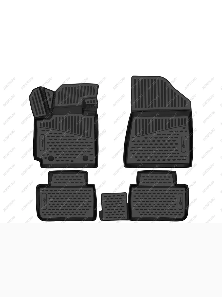 Коврики 3D в салон подходят для CHANGAN CS55 (I) 2017-, Внед, 4 шт. (ПУ, повышенная износостойкость)  Чанган 55 FORMAT format.3da59081210k  в Самаре Самарской области