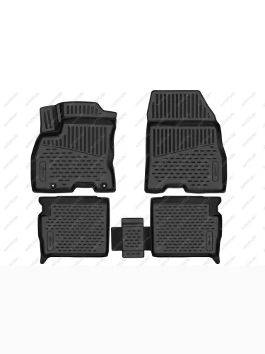 Коврики 3D в салон подходят для EVOLUTE i-Pro (I) 2022-, 4шт. (ПУ, повышенная износостойкость)  Эволют Ай Про FORMAT format.3da67446210k