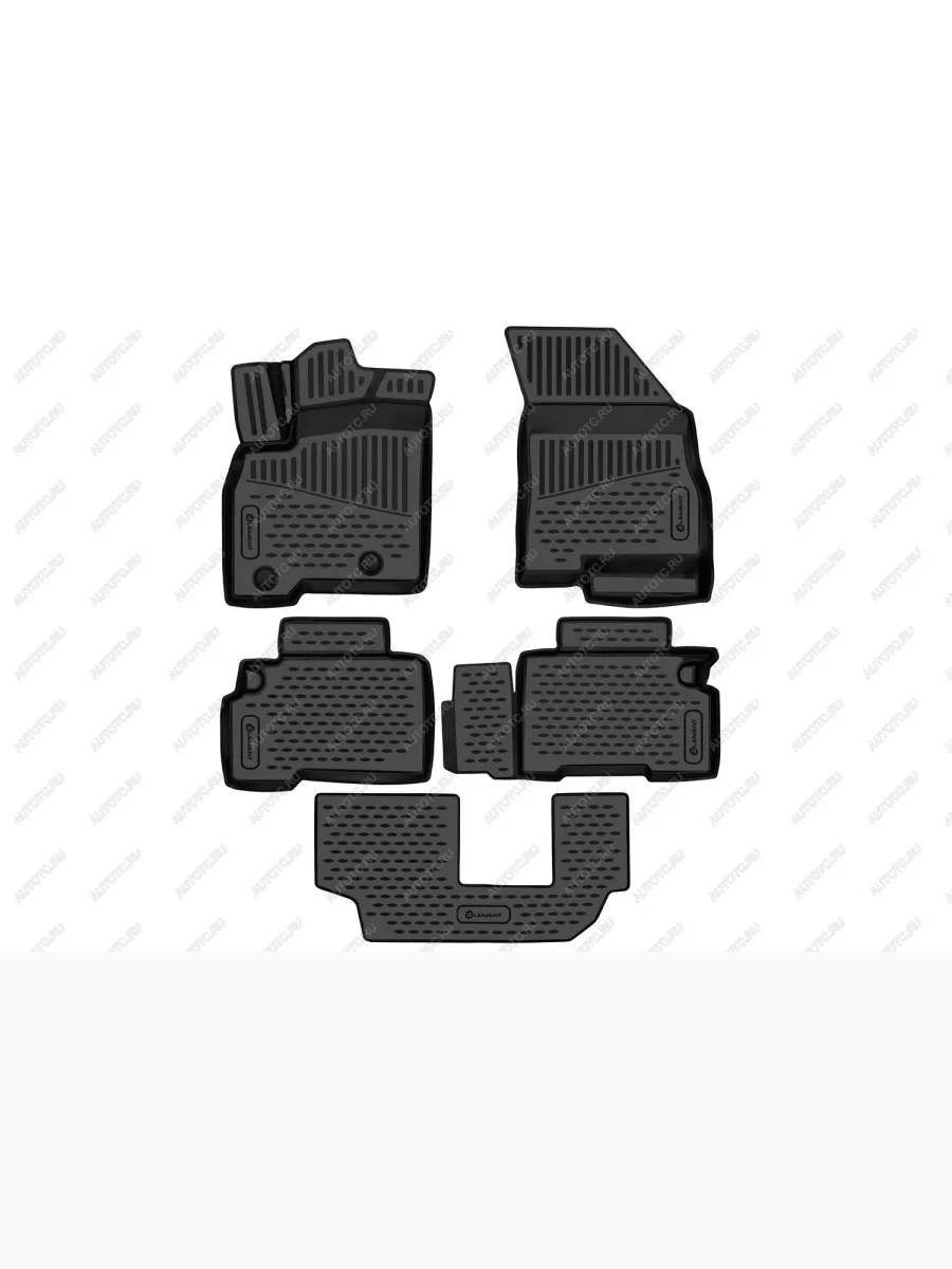 Коврики 3D в салон Element  Chery Tiggo 8 PRO MAX (2022-2025) (черные)  в Керчи Республика Крым