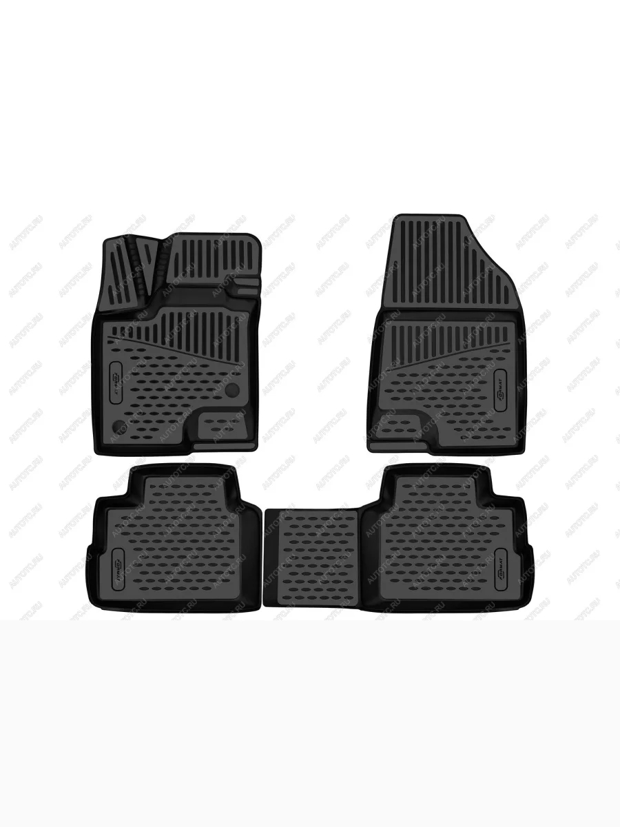 Коврики 3D в салон (ПУ, повышенная износостойкость) FORMAT Haval Dargo (2022-2025) (черные)  с доставкой в г. Керчь