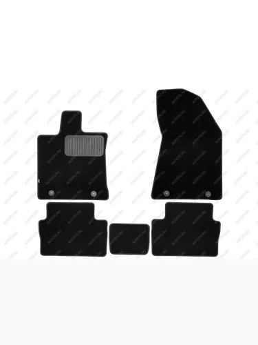 Коврики в салон Klever Premium GEELY Emgrand SS11 2023- седан, 5шт. (текстиль)  Джили Эмгранд 7 CC11 Klever klever0307503122110kh