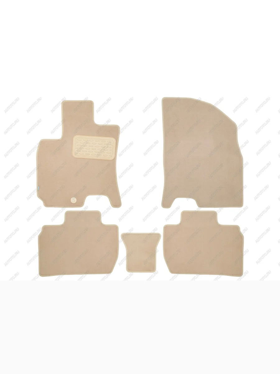Коврики в салон Klever Premium BAIC U5 2023-, сед, 5шт. (текстиль, бежевые)  Ю5  БАИК Ю5 Klever klever0412500122112kh  в Керчи Республика Крым