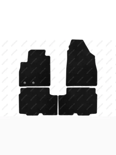 Коврики в салон Klever Econom Jetour X90 Plus 2023-, кросс., 4шт. (текстиль)  Джитур X90 Плюс Klever klever0112700101200k